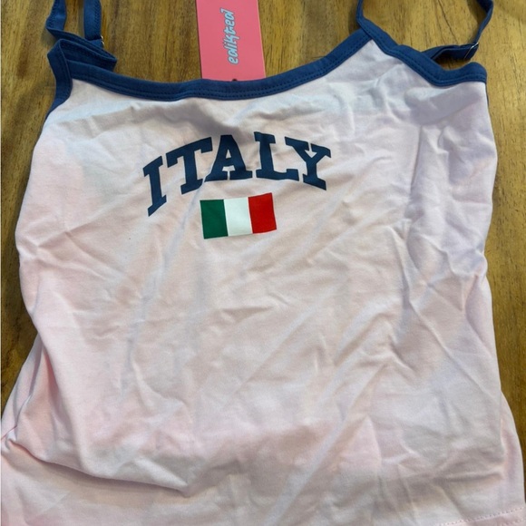 Edikted Pink and Blue Kids Tank Top - Picture 1 of 1